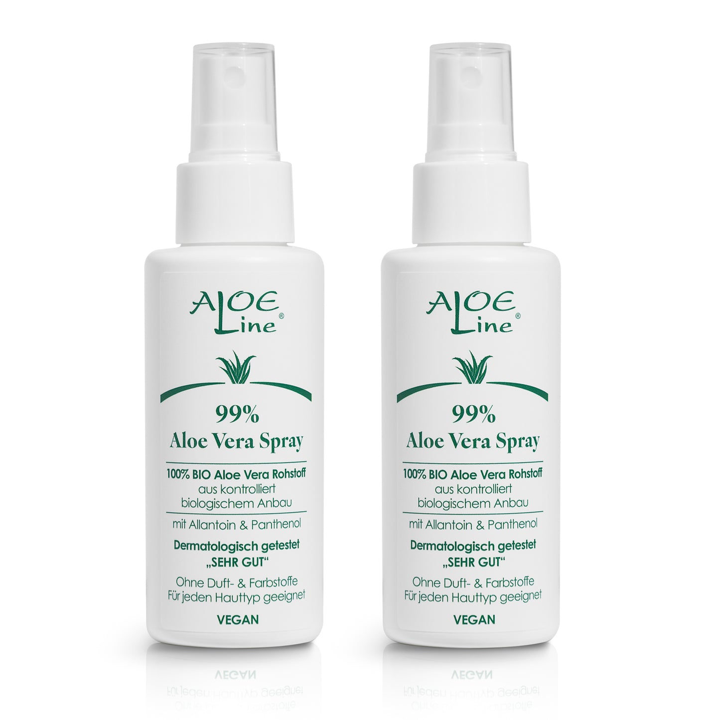 2x Bio Aloe Vera Spray 100ml