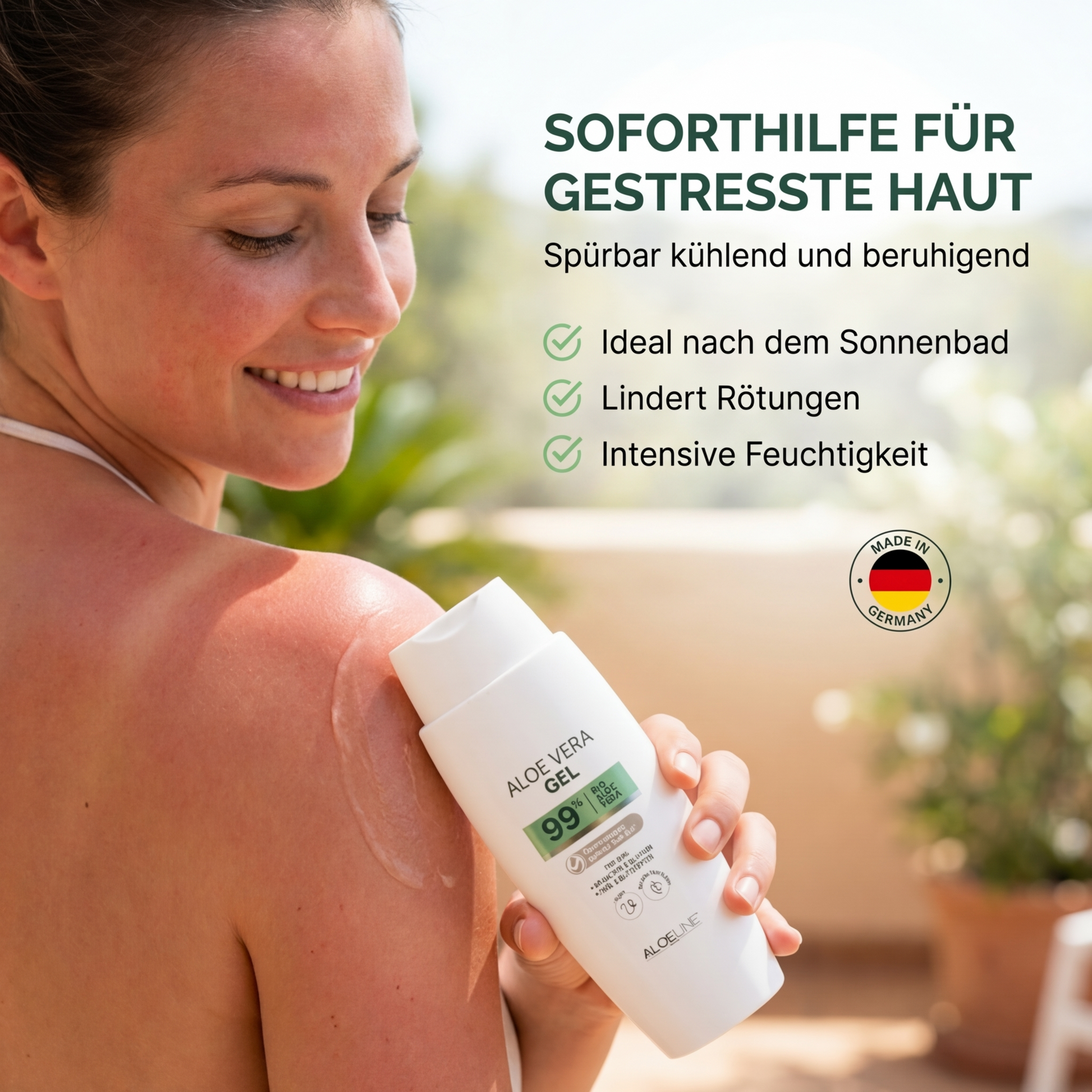 Bio Aloe Vera Gel 99% | natürliche Hautpflege