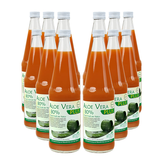 Aloe Vera Multivitamin Getränk mit 80% Bio Aloe Vera 12x 700ml