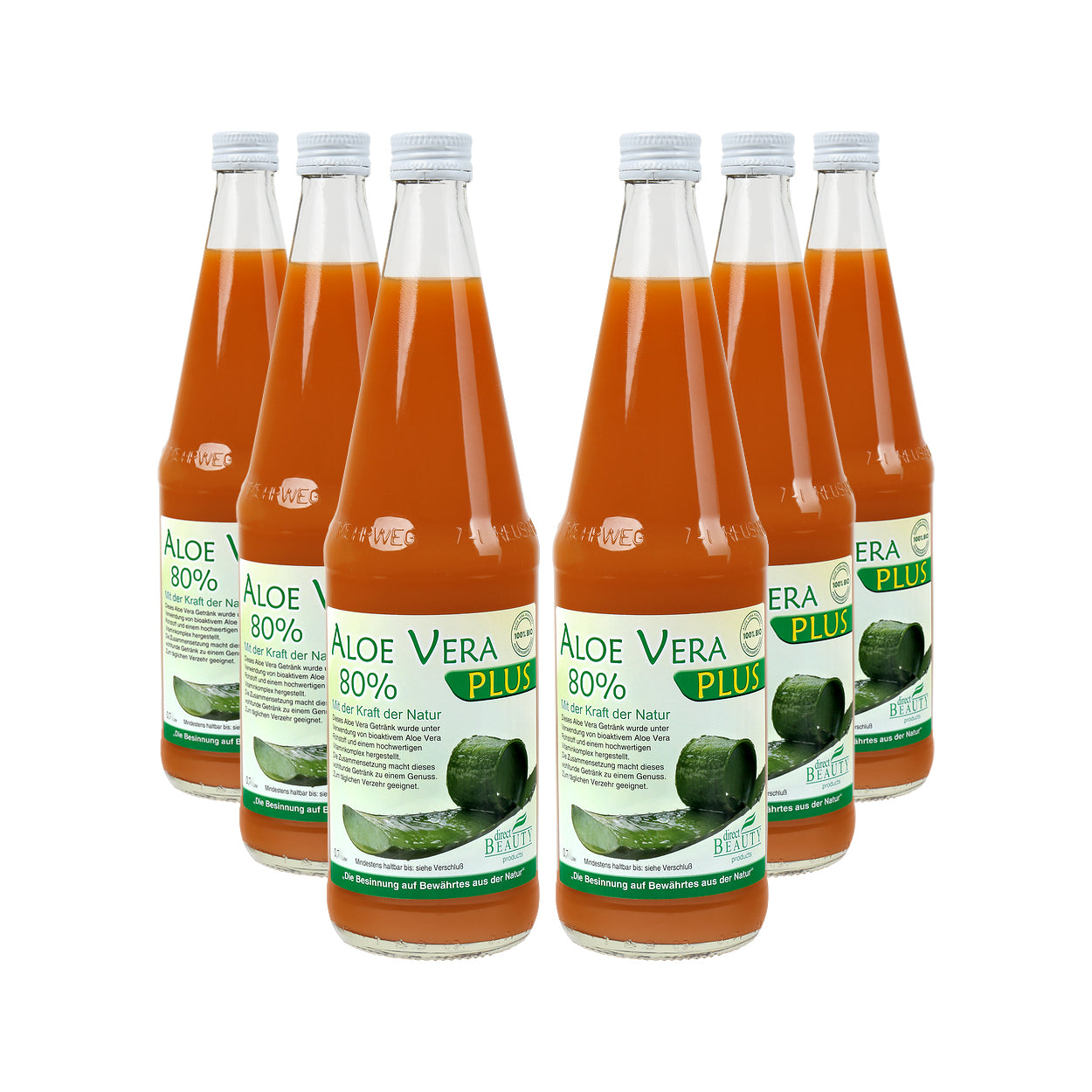 Aloe Vera Multivitamin Getränk mit 80% Bio Aloe Vera 6x 700ml - ALOE Line